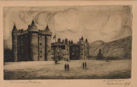 Walter E Law (1865-1942) Three Etchings of Edinburgh