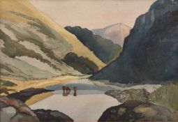 Richard Clarke (20th Century) Two Shropshire Landscapes