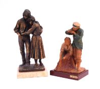 After Josep Bofill (b.1942), two cast resin figures