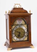 Comitti, London: 'The Queen Anne Clock', a limited edition musical chiming bracket clock