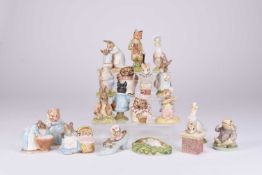 A collection of Royal Albert and Beswick Beatrix Potter figures