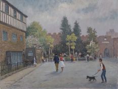 John W Gough (20th Century) Two Paintings of Ludlow