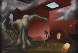 Mark Sheeky (b.1972) The Hanging of Judas Iscariot Surrealist