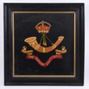 Durham Light Infantry framed tapestry