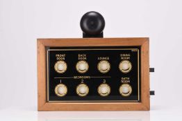 An Edwardian butler's annunciator or call box