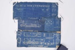 A collection of John E Skinley model railway blueprints