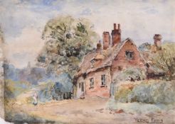 Henry John Yeend King (1855-1924) Rural Country Cottage