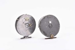 Two Hardy Conquest fly reels
