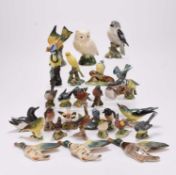 A collection of Beswick and other birds