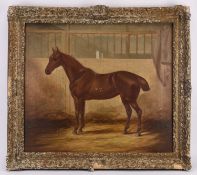 William Mitchell of Maryport (c.1806-1900) A Chestnut Hunter in a Loose Box