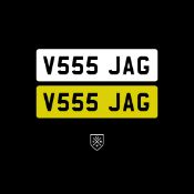 Cherished Number Plate V555 JAG
