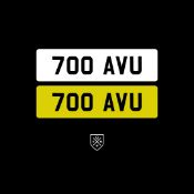 Cherished Number Plate 700 AVU