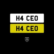 Cherished Number Plate H4 CEO ***NO RESERVE***