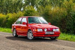 1987 Ford Escort RS Turbo ***Reserve Met*** Iconic 1980s hot hatch in Radiant Red, offered with an e