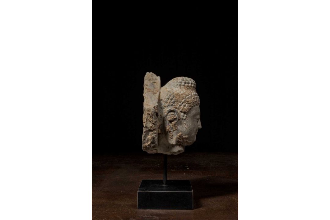 NORTHERN QI MARBLE HEAD 6TH CENTURY CHINA - Bild 3 aus 7