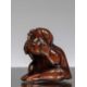 NETSUKE OF A SEATED CHILD WITH RATTLE - Bild 3 aus 5