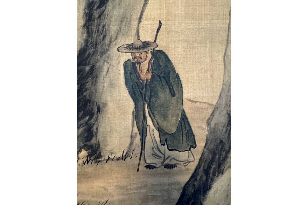 FINE CHINESE HANGING SCROLL OF A HERMIT SCHOLAR , QINGG DYNASTY - Bild 10 aus 11