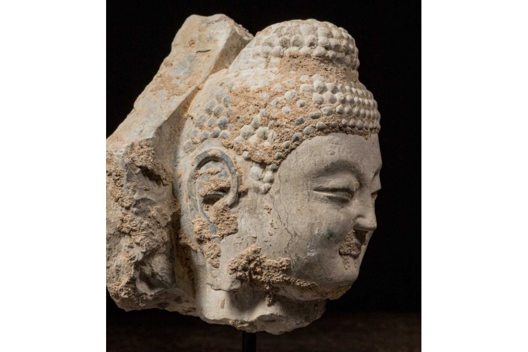 NORTHERN QI MARBLE HEAD 6TH CENTURY CHINA - Bild 7 aus 7