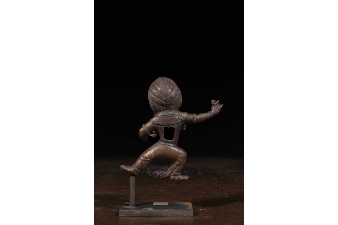 RARE VAJRAPANI BRONZE TIBET 19TH CENTURY - Bild 3 aus 13