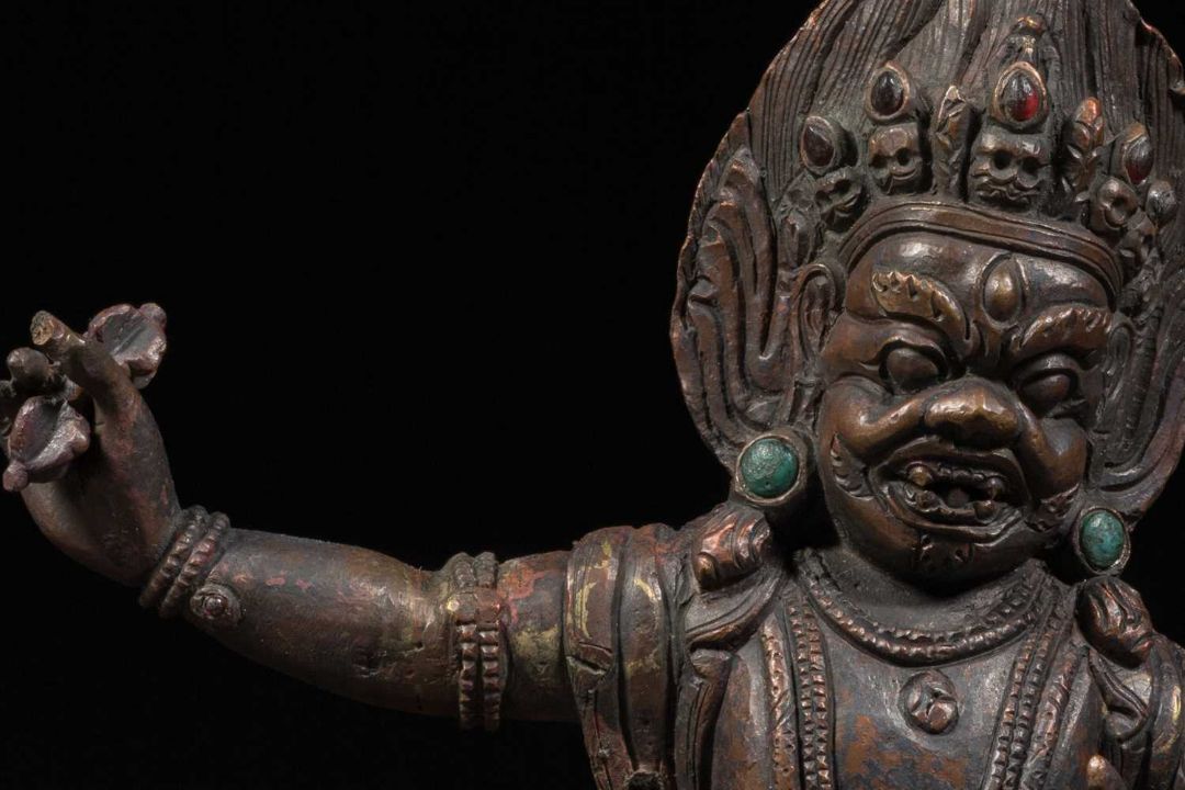 RARE VAJRAPANI BRONZE TIBET 19TH CENTURY - Bild 5 aus 13