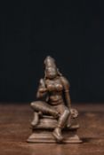 STANDING BRONZE PARVATI SOUTH INDIA 16TH CENTURY