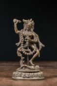 STANDING BRONZE VAJRAVARAHI TIBET 15TH CENTURY