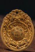 A GILT-BRONZE ZODIAC PLAQUE CHINA MING DYNASTY OR LATER