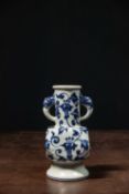 A BLUE AND WHITE PORCELAIN VASE CHINA
