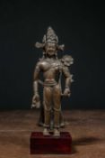 STANDING BRONZE PADMAPANI TIBET / KASHMIR 13TH CENTURY