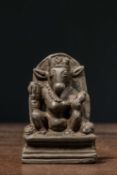 BULLHEADED KASHMIR STONE 12TH CENTURY