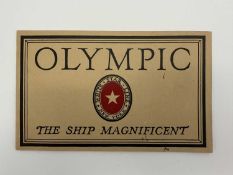 R.M.S. OLYMPIC: