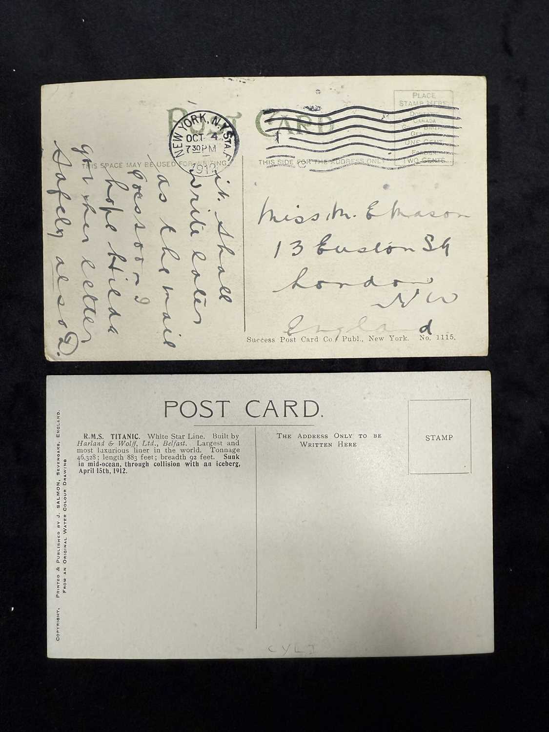 R.M.S. TITANIC: - Image 4 of 4