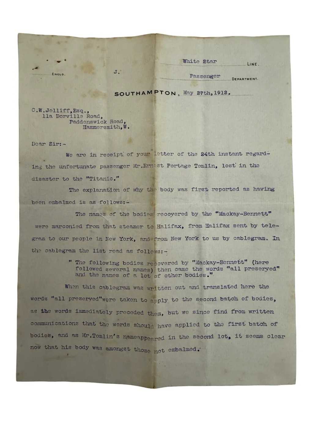 R.M.S. TITANIC: - Image 4 of 4