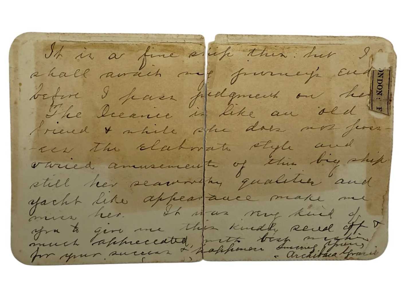 R.M.S. TITANIC: - Image 3 of 7