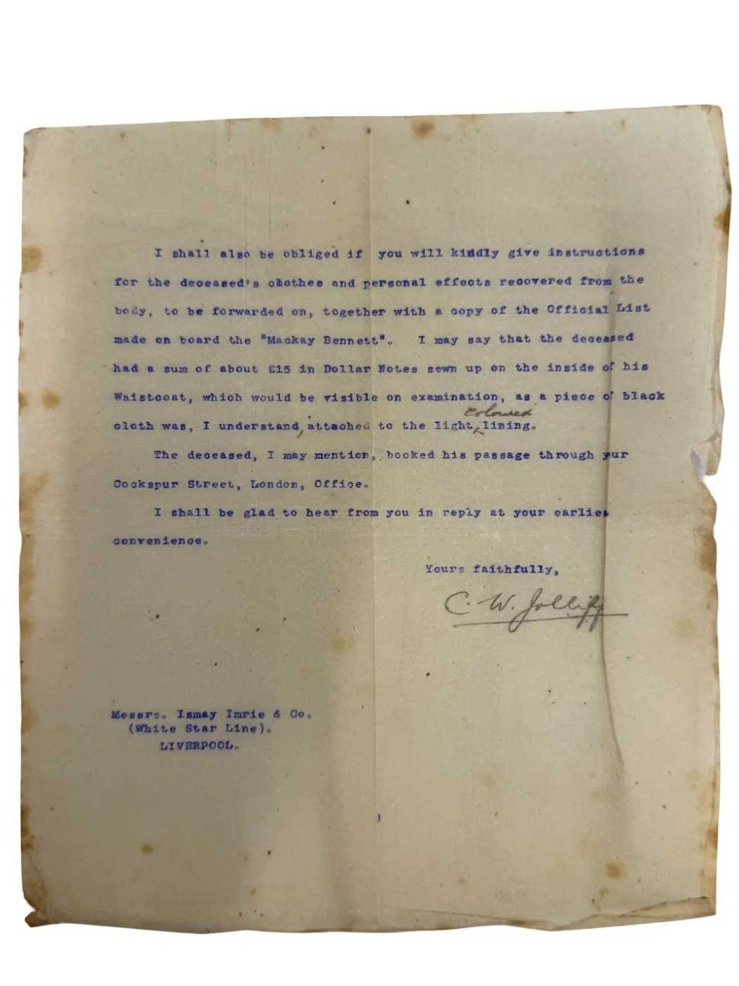 R.M.S. TITANIC: - Image 4 of 5