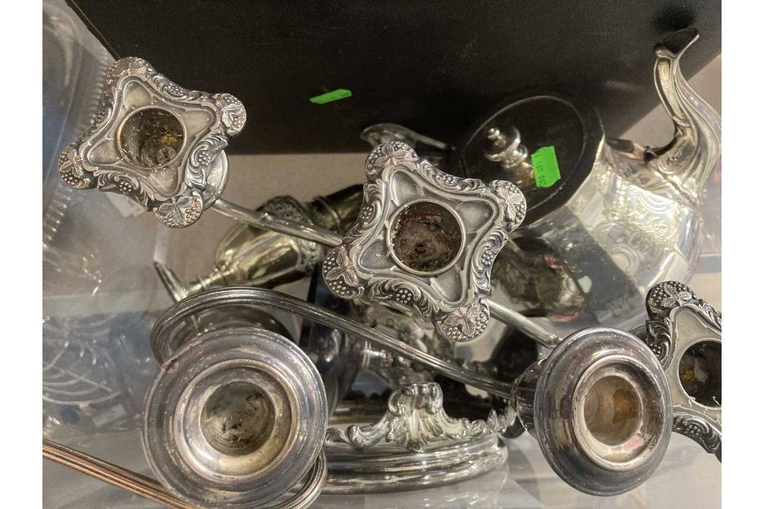 Silver Plate: - Image 1 of 2