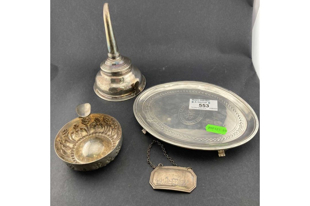 Hallmarked Silver: - Image 1 of 4