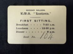 R.M.S. LUSITANIA: