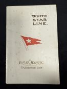 R.M.S. OLYMPIC: