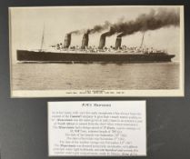 R.M.S. MAURETANIA:
