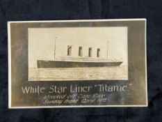 R.M.S. TITANIC: