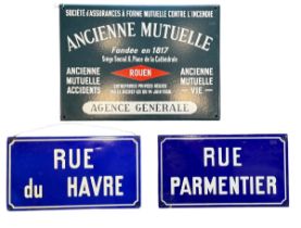 Signage: