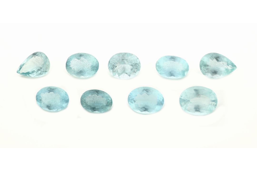 Lot lose facett. Aquamarine zus. 21.66 ct, in versch. - Bild 1 aus 2