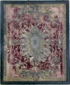 'Metallstickerei'antik, Italien, 19.Jhd, Metallstickerei