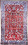 Antiker Seiden Keschan, Persien, um 1900, reine