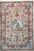 Täbriz fein Persien, 'Abbildung von Hafiz,Saadi,Ferdosi