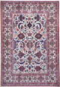 Esfahan fein antik, Persien, um 1900, Korkwolle auf