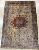 Hereke Seide fein, Türkei, um 1940-1950, reine Naturseide,