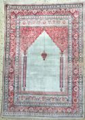Seiden Täbriz antik, Persien, um 1900, reine Naturseide,
