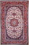 Esfahan fein antik, Persien, um 1900, Korkwolle auf